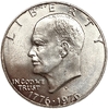 1 доллар 1976 год S.200 лет независимости США.Колокол Свободы.Эйзенхауэр.США.Серебро.UNC.