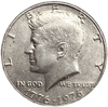 50 центов 1976 год  без буквы МД.200 лет независимости США.Президент Джон Кеннеди.США.