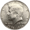 50 центов 1976 год  без буквы МД.200 лет независимости США.Президент Джон Кеннеди.США.