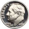 10 центов (1 дайм) 1972 год S.Франклин Рузвельт.США.Proof.
