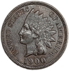 1 цент 1900 год.Индеец.США.Бронза. 