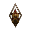 Знак ромб выпускной «ВВА им.Гагарина».СССР.Оригинал.