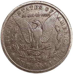 1 доллар 1884 год O.Морган.США.Серебро.