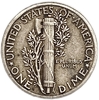 10 центов (1 дайм) 1945 год W.Меркурий.Свобода.США.Серебро.