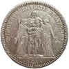 5 франков 1873 год.Третья республика.Геркулес.Франция.Серебро.