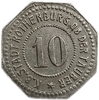 10 пфеннигов 1918 год.Ротенбург.Бавария.Германия.Нотгельд.