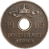 10 геллеров 1909 год J.Немецкая Восточная Африка.Германия.