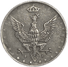 5 фенигов 1918 год.Оккупация Польши.Германия.