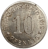 10 пфеннигов 1919 год.Грефрат.Германия.Нотгельд.