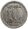 10 пфеннигов 1920 год.Дикарь.Тип 2.Кобленц.Германия.Нотгельд.