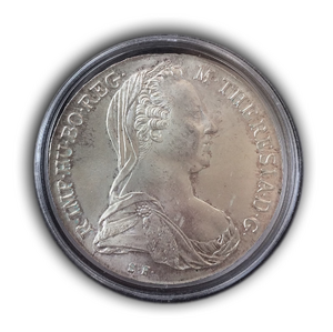 1 талер 1780 год "Мария Терезия".Австрия.Рестрайк.Серебро