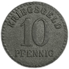 10 пфеннигов 1918 год.Фуртванген.Германия.Нотгельд.