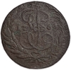 2 копейки 1766 год ЕМ.Екатерина II.Медь.