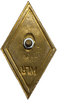 Знак ромб выпускной.МГУ имени Ломоносова.Винт,эмаль.