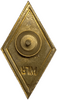 Знак ромб выпускной.МГУ имени Ломоносова.Винт,эмаль.