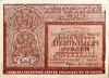 10000 рублей 1921 год.Расчётный знак РСФСР.Кассир Герасимов.Бона.AU.