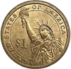 1 доллар 2007 год.2 президент Америки (1797-1801 гг.).Джон Адамс.США. 