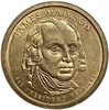1 доллар 2007 год.4 президент Америки (1809-1817гг.).Джеймс Мэдисон.США. 