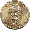 1 доллар 2010 год.16 президент Америки (1861-1865 гг.).Авраам Линкольн.США.
