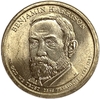 1 доллар 2012 год.23 президент Америки (1889-1893 гг.).Бенджамин Гаррисон.США. 