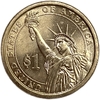1 доллар 2013 год.28 президент Америки (1913-1921 гг.).Вудро Вильсон.США.