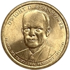 1 доллар 2015 год.34 президент Америки (1953-1961 гг.).Дуайт Эйзенхауэр.США.