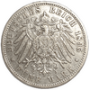 5 марок 1895 год.Фридрих.Баден.Германия.Серебро.