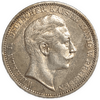 3 марки 1909 год A.Вильгельм II.Германия.Серебро.