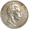 3 марки 1911 год.Вильгельм II.Пруссия(Германия).Серебро.