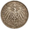 Германия 3 марки 1910 год "E" Мульденхюттен. Фридрих Август.Германия.Серебро.