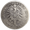 2 марки 1876 год J.Гамбург.Германия.Серебро. 