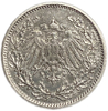 1/2 марки 1905 год D.Германия.Серебро. 