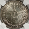 1 рубль 1921 год АГ.РСФСР.Погодовка.Слаб ННР MS63.
