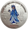 10 долларов 2008 год.Новый год.Снегурочка.Республика Науру.