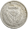 3 пенса 1949 год.Георг VI.ЮАР.Британская Африка.Серебро.