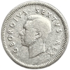 3 пенса 1950 год.Георг VI.ЮАР.Британская Африка.Серебро.