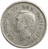 3 пенса 1941 год.Георг VI.ЮАР.Британская Африка.Серебро.  