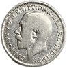 3 пенса 1919 год.Георг V.Великобритания.Серебро. 