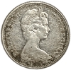 10 центов 1965 год.Парусник.Елизавета II.Серебро.