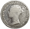 3 пенса 1860 год.Королева Виктория.Великобритания.Серебро.