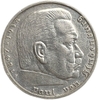 5 рейхсмарок 1936 год F.Пауль фон Гинденбург.Курица.Германия.3-ий Рейх.Серебро. 