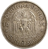 5 рейхсмарок 1934 год A.Кирха.Церковь в Потсдаме.Германия.3-ий Рейх.Серебро. 