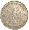5 рейхсмарок 1934 год A.Кирха с надписью.Церковь в Потсдаме.Германия.3-ий Рейх.Серебро. 