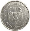 5 рейхсмарок 1934 год A.Кирха.Церковь в Потсдаме.Германия.3-ий Рейх.Серебро. 