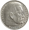 2 рейхсмарки 1936 год D.Пауль фон Гинденбург.Германия.3-ий Рейх.Серебро.
