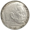 2 рейхсмарки 1937 год J.Пауль фон Гинденбург.Германия.3-ий Рейх.Серебро.