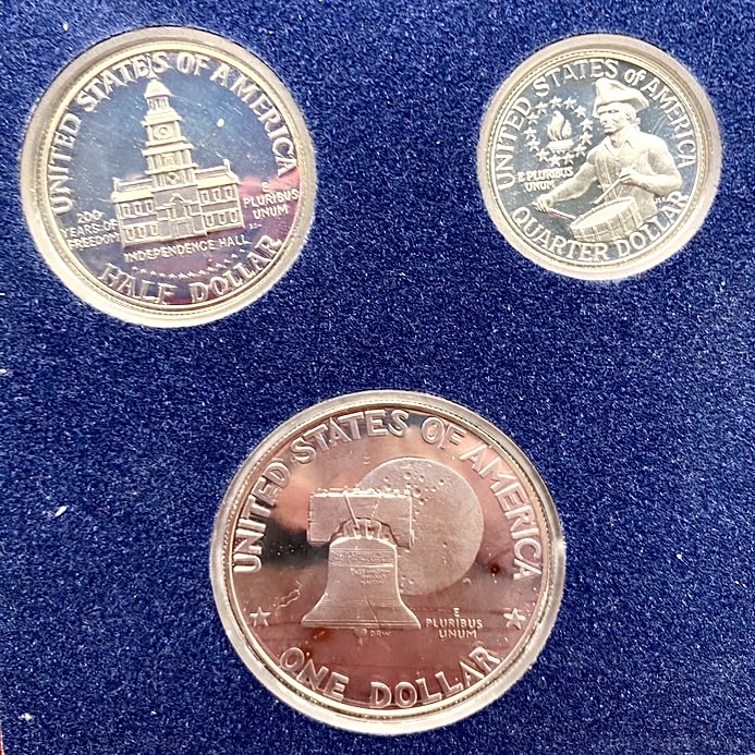 Набор монет 1976 год.200 лет независимости США.Proof.Буклет.Серебро.