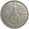 2 рейхсмарки 1937 год A.Пауль фон Гинденбург.Германия.3-ий Рейх.Серебро.