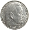 2 рейхсмарки 1937 год G.Пауль фон Гинденбург.Германия.3-ий Рейх.Серебро. 