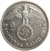 2 рейхсмарки 1938 год G.Пауль фон Гинденбург.Германия.3-ий Рейх.Серебро. 